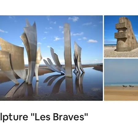 Au Coeur D'omaha Beach- Colleville-sur-mer- 2 Prázdninový dům *